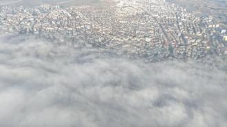 Sivas'ta yoğun sis etkili oldu