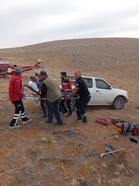 Dağlık alanda kalp krizi geçiren çoban, hava ambulansıyla kurtarıldı