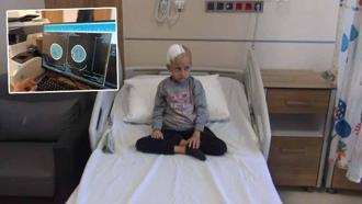 Beyninde tümör olan 7 yaşındaki Eyüp Ensar, 5 saatlik ameliyatla sağlığına kavuştu