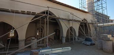 Depremin vurduğu Derviş Paşa Camisi’nin restorasyonu sürüyor