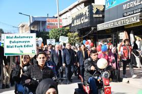 Osmaniye’de 3 Aralık Dünya Engelliler Günü’nde farkındalık yürüyüşü