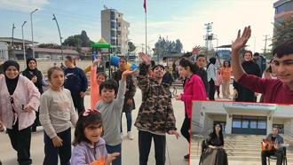 Özel gereksinimli öğrencileriyle güne özel klip hazırladı