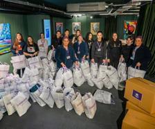 Hatay'da depremzede çocuklara kış yardımı