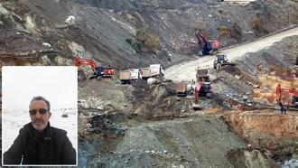 Sivas'ta göçük altında kalan şantiye müdürü 18 gündür aranıyor