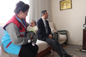 Karlıova’da yeni doğan bebeklere ‘Hoş geldin’ ziyareti