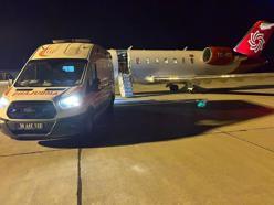 Kars'ta 44 günlük bebek, ambulans uçakla Ankara'ya sevk edildi