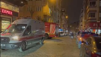 İstanbul - Güngören'de 6 katlı binada patlama -1