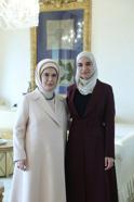 Emine Erdoğan, Suriye Cumhurbaşkanı Şara'nın eşi ile görüştü