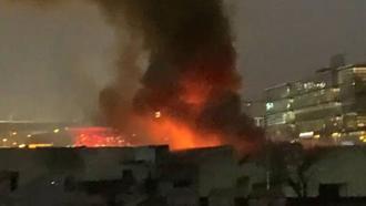 Bakırköy’de kumaş baskı fabrikasında çıkan yangın söndürüldü