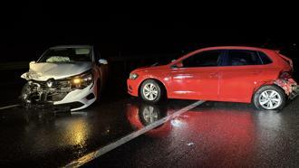 Kaza yapan alkollü sürücü, ağaçlık alana silah saklarken yakalandı