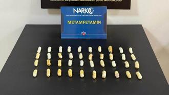 Midesinden 40 kapsül halinde 407 gram uyuşturucu çıktı