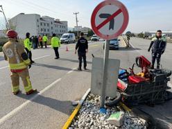 Otomobil elektrikli bisiklete çarptı; 1 ölü