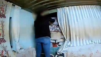 Cinayet hükümlüsü yorganların arasında yakalandı