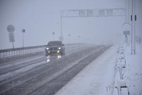 Sivas'ta yüksek kesimlerde kar yağışı