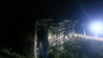 Ankara'da işçi servisi devrildi: 14 yaralı