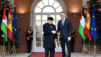 İspanya Başbakanı Sanchez ile Filistin Devlet Başkanı Abbas, Madrid’de bir araya geldi