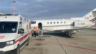 Ambulans uçak, 4 günlük bebek için havalandı