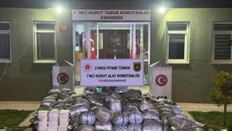 MSB: Hakkari hududunda 258,9 kilo uyuşturucu ele geçirildi