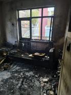 Ankara'da evde çıkan yangında baba ile 2 kızı, dumandan etkilendi