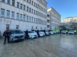 Keşan’da emniyete 10 yeni araç tahsis edildi