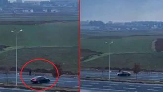 Drift yapan sürücünün ehliyetine el konuldu, 46 bin TL ceza kesildi