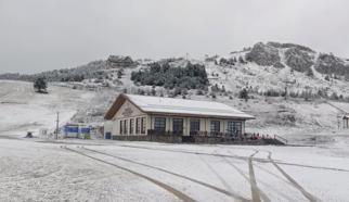 Keltepe, beyaza büründü