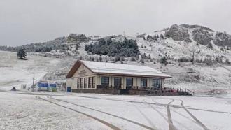 Keltepe, beyaza büründü