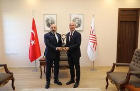 RDÜ Mütevelli Heyet Başkanı Barış Çakmakçı'dan YÖK Başkanı Prof. Dr. Erol Özvar’a ziyaret