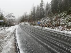 Bartın'ın yükseklerinde kar yağışı