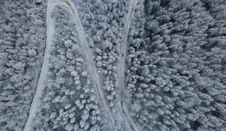 Karabük’ün yüksek kesimlerinde kar yağışı etkili oldu