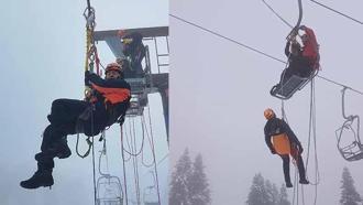 Uludağ’da gerçeğini aratmayan ‘kurtarma’ tatbikatı