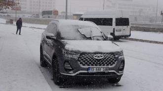 Bitlis'te kar yağışı