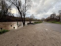 Bartın Irmağı’nın su seviyesi, yağışlar sonrası 2 metre yükseldi