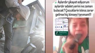 Çocuklarının boğazına bıçak dayayan babaya tahliye