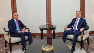 Bakan Fidan, ABD Büyükelçisi Barrack'ı kabul etti