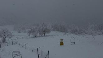 Samsun'un yüksek kesimlerinde kar etkili oldu