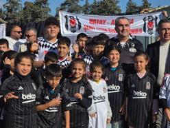 Beşiktaş'tan deprem bölgesi Hatay'da 'Bu Forma Benden Sana Kardeşim Kampanyası'