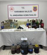 Karaman'da yılbaşı öncesi kaçak içki operasyonu
