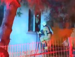 Apartman dairesinde çıkan yangında 1 kişi yaralandı