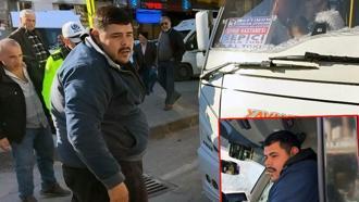 Havalı korna kullandığı anlaşılınca kesilen cezaya öfkelenip, defalarca kornaya basarak uzaklaştı