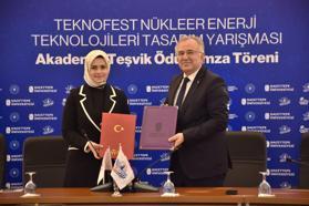 TEKNOFEST Nükleer Enerji Teknolojileri Tasarım Yarışması ödülü, Hacettepe Üniversitesi'ne takdim edildi