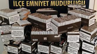 Edirne’de iş yerinde 12 bin 920 adet dolu makaron ele geçirildi