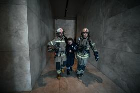 47 katlı binada nefes kesen tatbikat