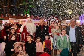 Antalya Kepez’de yeni yıl heyecanı kar yağışıyla başladı