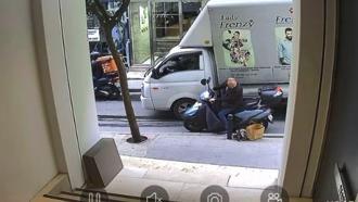 İstanbul - Şişli'de taşlama makinesi hırsızlığı kamerada