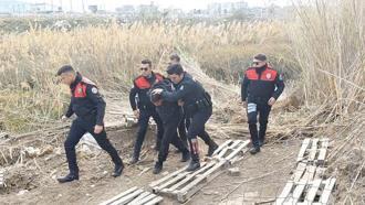 Aranan hükümlü sazlıkta yakalandı