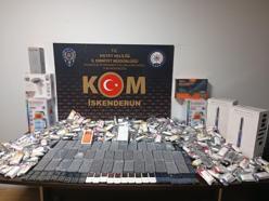 Durdurulan otomobilde gümrük kaçağı ürünler ele geçirildi