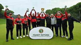 Fikret Öztürk Kulüplerarası Golf Turnuvası'nda şampiyon Kemer Golf Kulübü