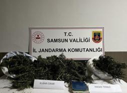 Samsun’da uyuşturucu operasyonu: 3,5 kilo kubar esrar ele geçirildi