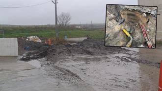 Boru döşenirken meydana gelen göçükte yaralanan 4 işçiden 1'i öldü; 3 gözaltı